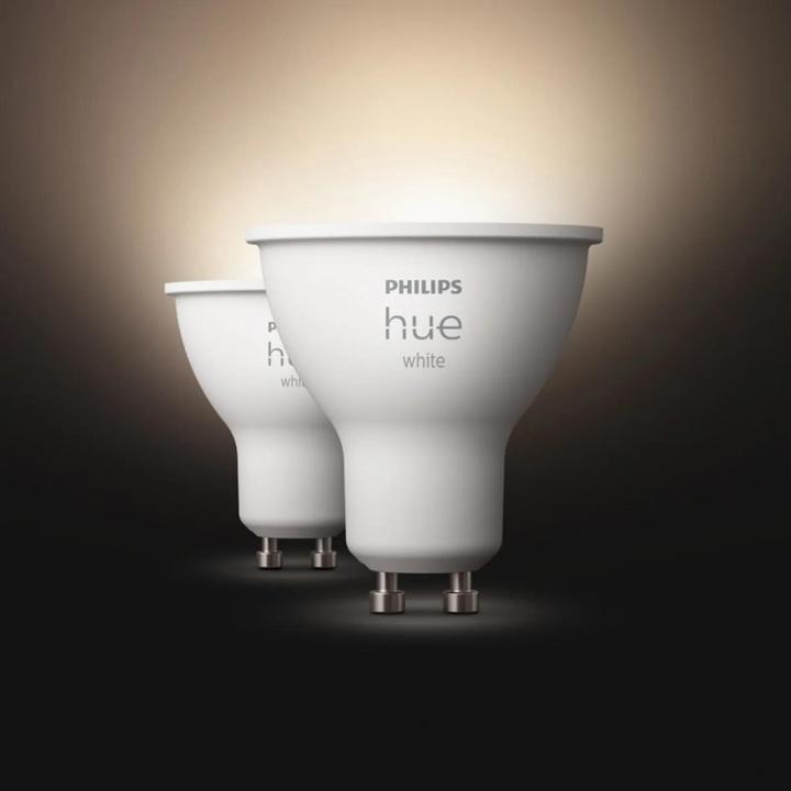 Actual product image Philips Hue White BT (GU10, 5.20 W, 400 lm, 2 x, F)