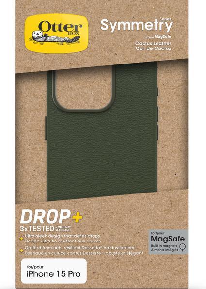 Actual product image OtterBox Symmetry Cactus Leather mit MagSafe (Apple iPhone 15 Pro)