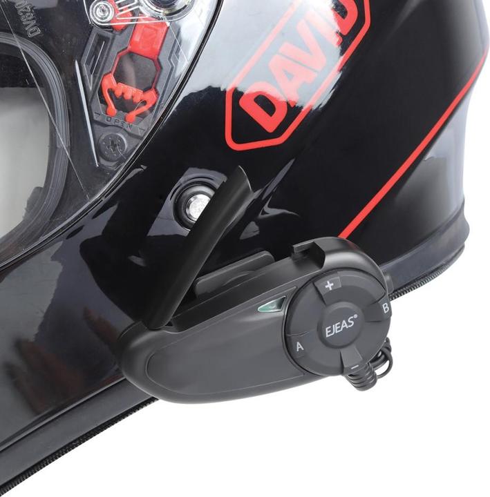 Image du produit Deltalabs Spritzwasserfestes Motorrad Helm Intercom Bluetooth Headset FM Radio (Lot de 1)