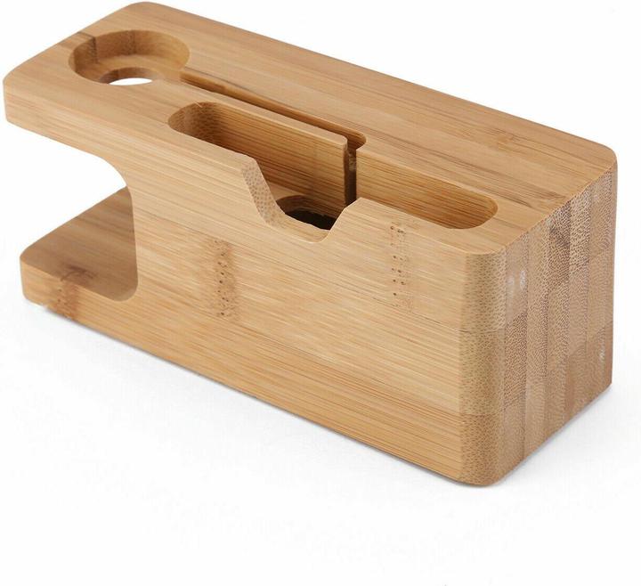 Image du produit PhoneLook Support universel deluxe pour + Watch Support en bois de bambou (XS, iPhone X)