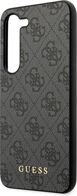 Actual product image Guess case for S24+ S926 GUHCS24MG4GFGR hardcase 4G Metal Gold Logo black (Samsung Galaxy S24+)