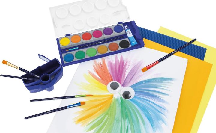 Produktbild Pelikan Pinselset mit 8 Synthetikpinseln, Anzahl der Pinsel: 8 Stück