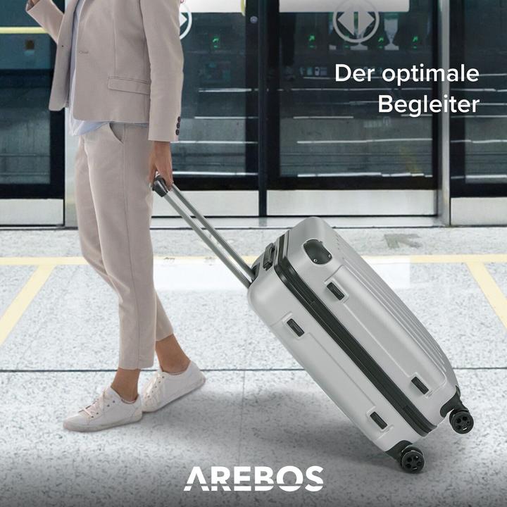 Produktbild Arebos Reisekoffer (94 l, M (50 - 90l), L (90 - 115l), XL (ab 115l))