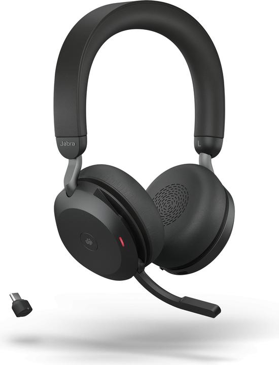 Jabra Evolve2 75 Duo MS (Kabellos, Kabelgebunden, USB-C)