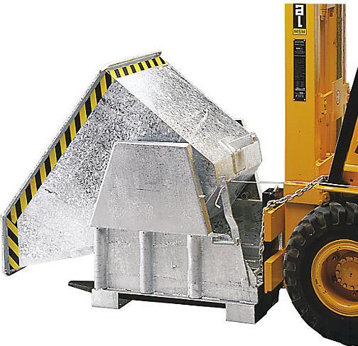 Produktbild eurokraft pro Kippbehälter, Standard-Bauhöhe, ohne Fahrwerk (1200 l)