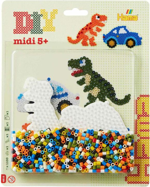 Immagine prodotto Hama Set di perline da stiro grandi, Dino (1100pz.)
