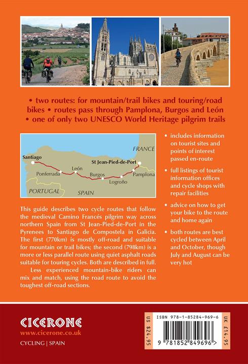 Actual product image Cycling the Camino de Santiago (English, Mike Wells, 2021)