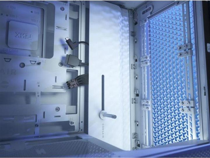 Actual product image Corsair 4000D FRAME WHITE MID CASE (Mini-ITX, ATX, E-ATX, mATX)