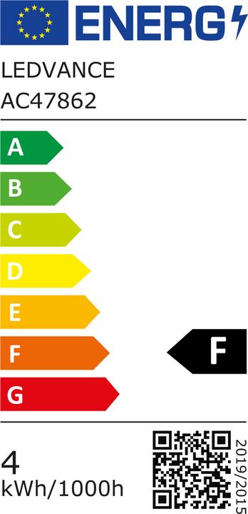 Energie-Label Osram Led Tube (G5, 4 W, 400 lm, 1 x, F)