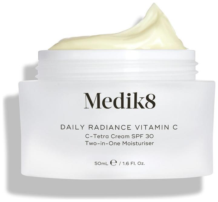 Actual product image Medik8 Daily Radiance Vitamin C C-Tetra Cream SPF 30 Two-in-One Moisturiser 50ml (Body milk, 50 ml)