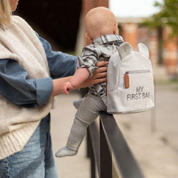 Produktbild Childhome Kinderrucksack "My First Bag" canvas grau