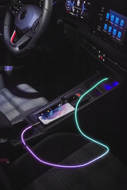 Image du produit Ansmann Câble USB-A / USB-C avec éclairage LED 100cm 1700-0158 (1 m, USB 3.0)