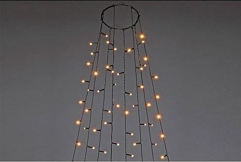 Konstsmide 6394-820 LED tree cover outdoor via plug-in power supply unit Number of lamps 240 LED (2.40 m)