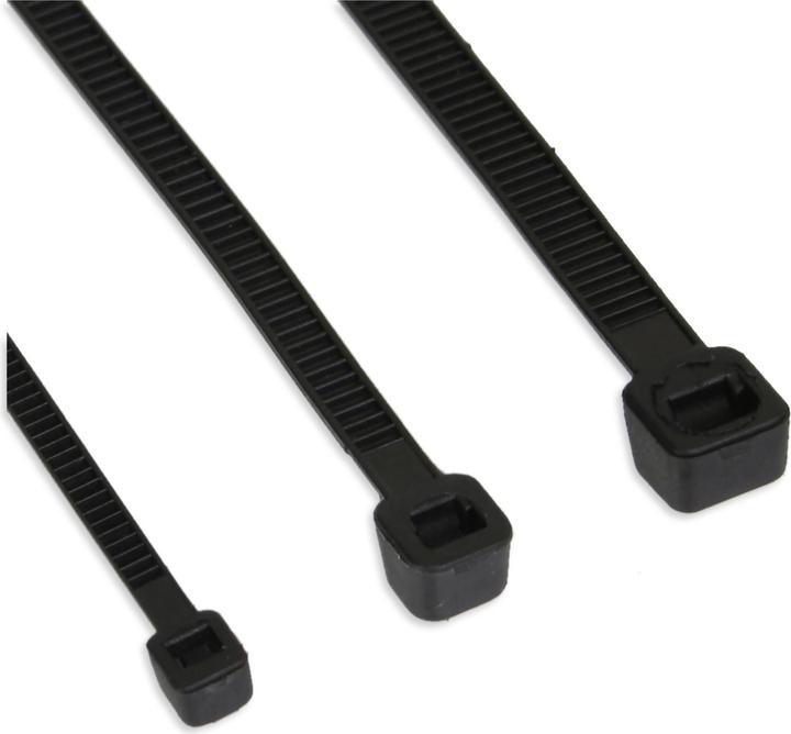 Actual product image InLine Cable Tie Black (Pack of 100) (Plastic cable ties, 370 mm, 100 pcs.)