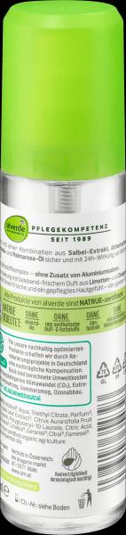 Produktbild dm alverde Deo Zerstäuber Deodorant Limette Salbei (Spray)
