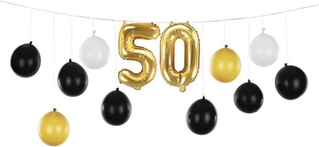 Produktbild Partydeco Ballongirlande 50. Geburtstag - DIY (10 x)