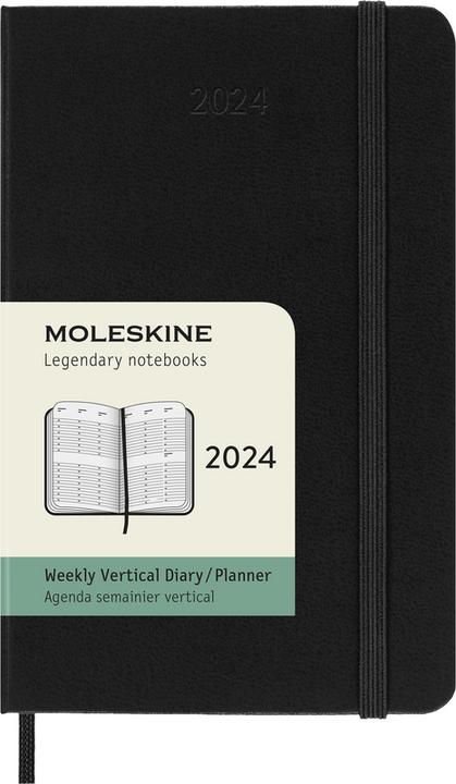 Image du produit Moleskine Agende tascabili Hard Cover Weekly (9 x 14 cm, Couverture rigide, Anglais)