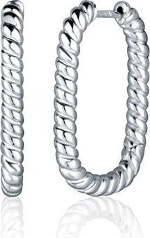 JVD - Matching silver oval earrings SVLE2423XJ40000