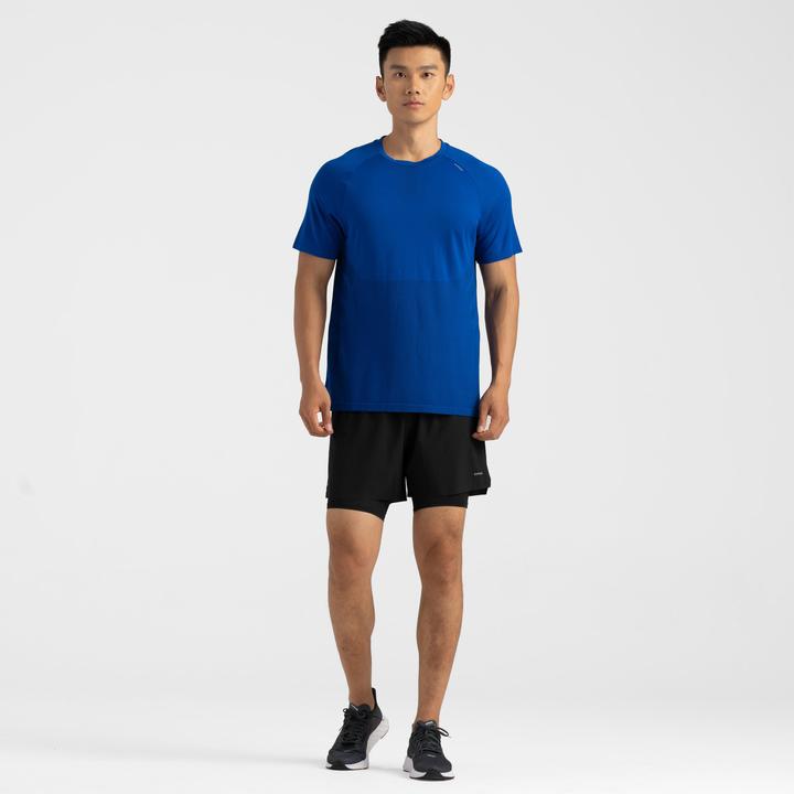 Image du produit Kiprun Laufshorts Herren Tights 2-in-1 - schwarz (L)