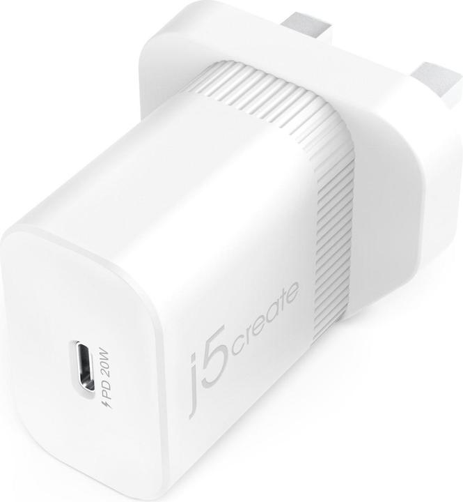 Produktbild j5Create JUP1420 Chargeur Mural USB-C® 20W - EU, Blanc, Intérieure, Secteur, 12 V, 3 A, Blanc (20 W)