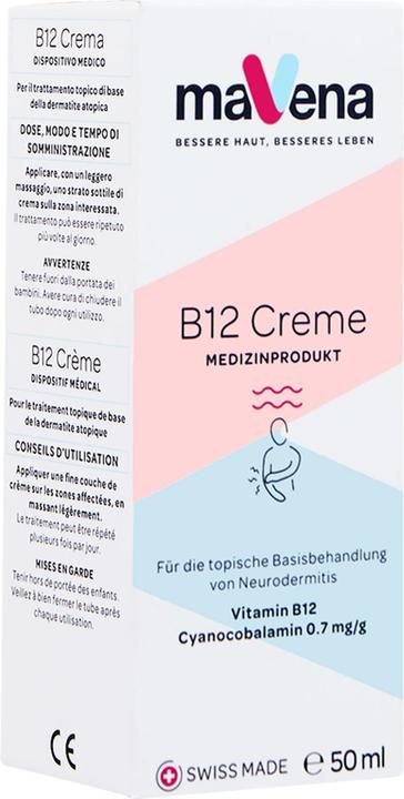 Produktbild Mavena Vitamin B12 (Körpercreme, 50 ml)