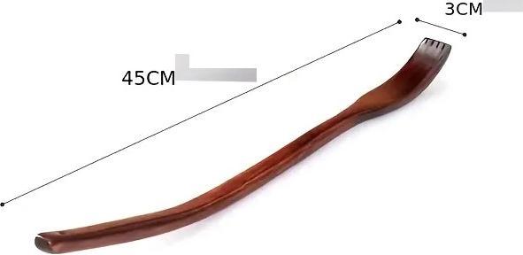 Actual product image Cbx Handgefertigter Rückenkratzer aus Holz – 45 cm