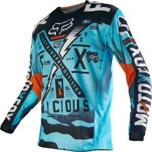 Actual product image Fox Jersey 180 Vicious Aqua (XL)
