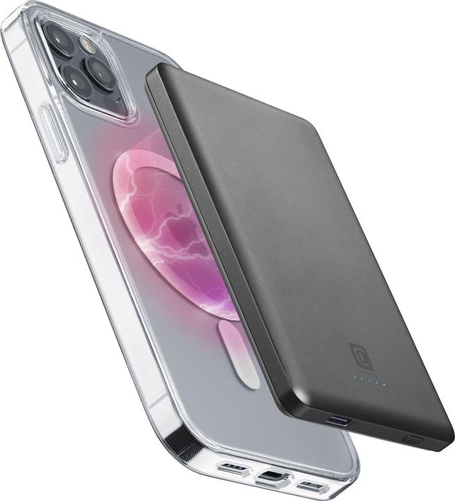 Immagine prodotto Cellularline Cellular Line Power Bank 5000mAh MagSafe Grigio (5000 mAh, 20 W)