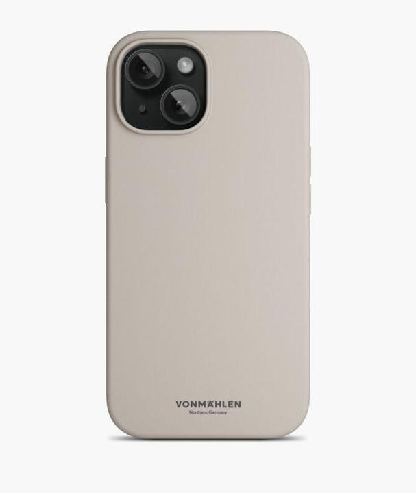 Actual product image Vonmählen Eco Silicone Case for iPhone 15 - Cream (Apple iPhone 15)