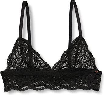 Produktbild Tommy Hilfiger Damen Ungefüttertes Triangelbralette Triangel-BHS, Black, S (S)