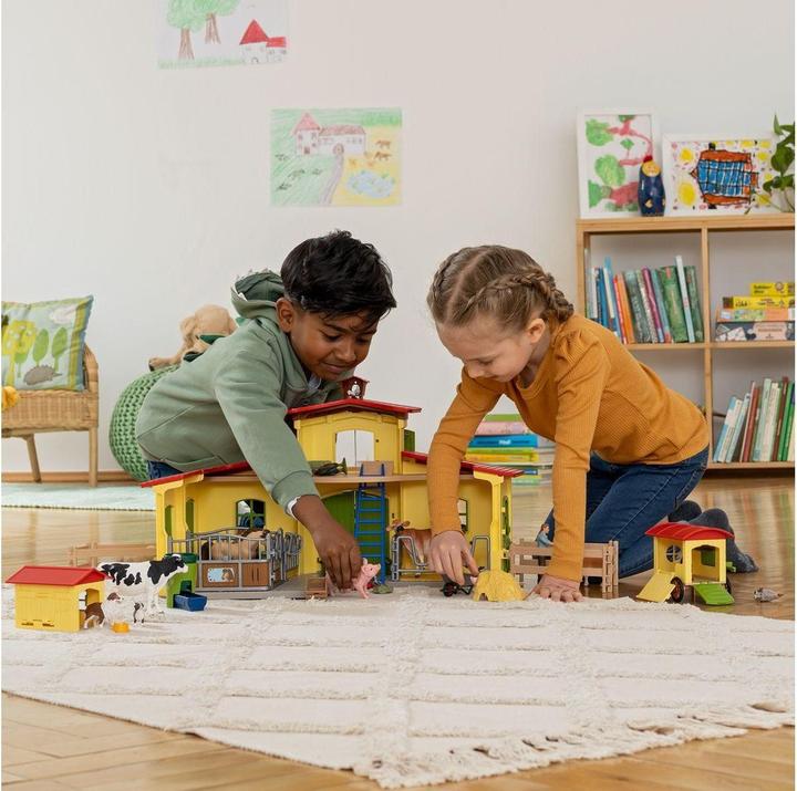 Produktbild Schleich Farm World Grosser Stall mit Tieren und Zubehör