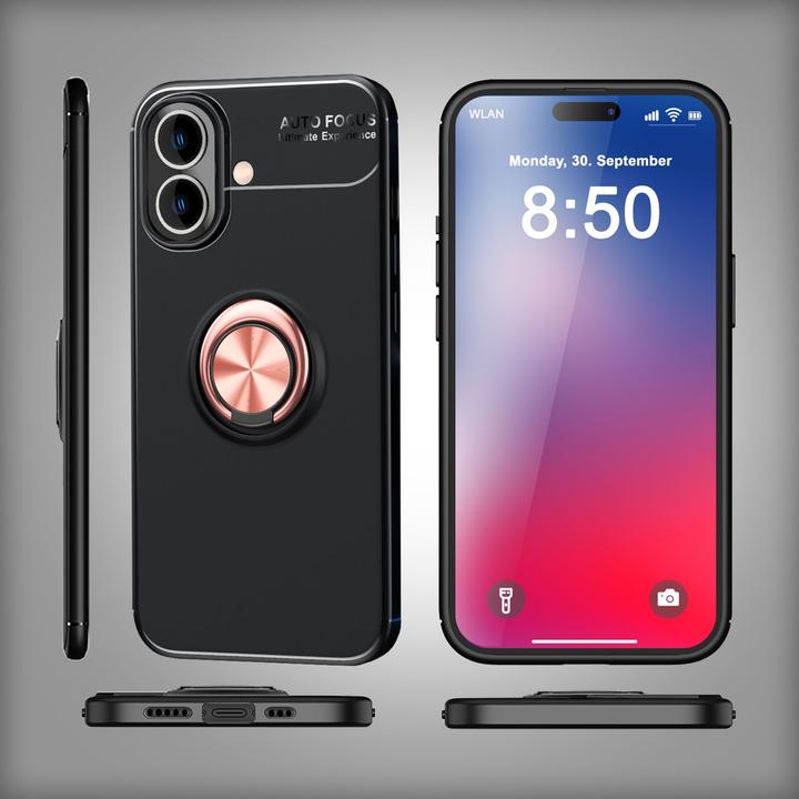 Produktbild Nalia Matte Ring Silikon Hülle (Apple iPhone 16)
