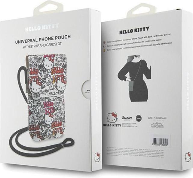 Produktbild Hello Kitty Torebka HKOWBHDGPTE beżowy/beige Leather Tags Graffiti Cord