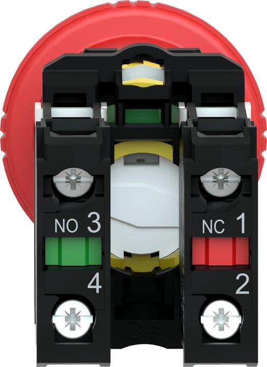Produktbild Schneider Electric Not-Halt-Schalter 40mm Schlüssel 1S 1Ö
