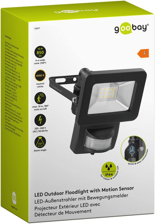 Immagine prodotto Goobay Faretto esterno a LED (850 lm, IP44)