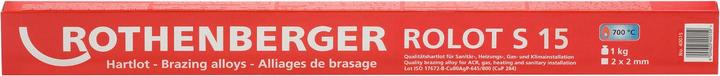 Immagine prodotto Rothenberger ROLOT S15, secondo ISO 17672, 2x2x500mm, 1kg