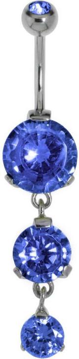 Bijouteria Bauchpiercing (Edelstahl, Messing, Kristall)