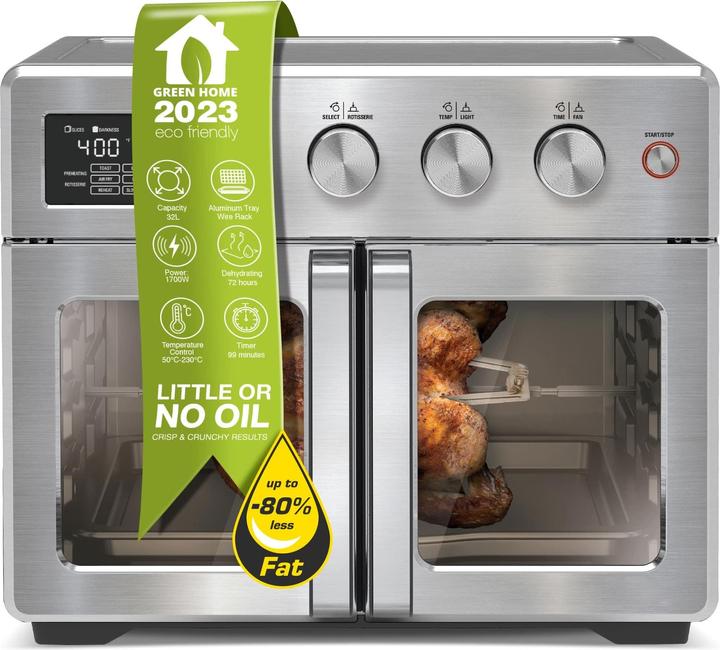 Produktbild TurboTronic By Z-Line 4in1 Heissluftofen und Heissluftfritteuse