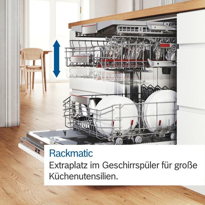 Produktbild Bosch Hausgeräte Bosch Serie 4, Teilintegrierter Geschirrspüler, 60 cm, Edelstahl, SMI4HUS01D