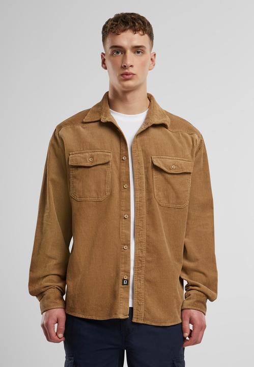Produktbild Brandit Corduroy Classic Langarm-Shirt Grösse 5XL Farbe Kamel (5XL)