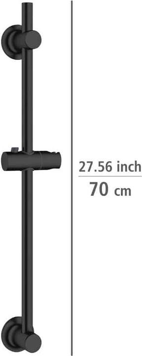 Actual product image Wenko Shower rail 70cm black