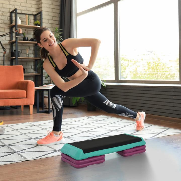 Actual product image Homcom Professional aerobic stepper
