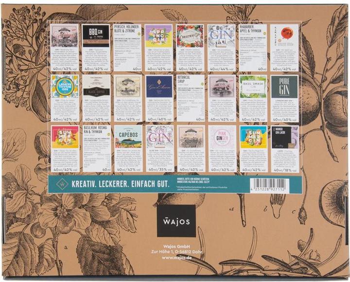 Image du produit Wajos Calendrier de l'Avent Gin Collection (20 x 4 cl)