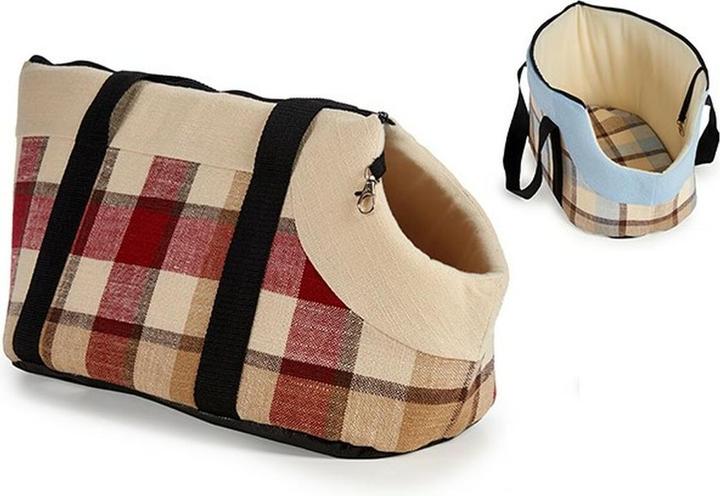 Produktbild Mascow Tasche für Haustiere Kariert 28 x 39 x 40 cm (6 Stück) (Katze, Hund)