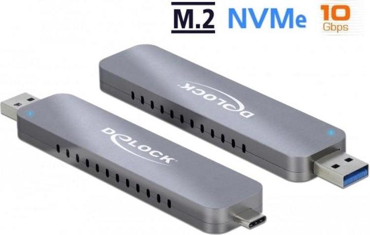 Image du produit Delock Coffret externe USB-A/C - NVME M.2 SSD (M.2)