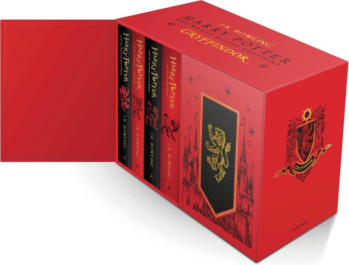 Harry Potter Gryffindor House Editions Hardback Box Set (Inglese, J.K. Rowling, 2021)