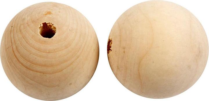 Creativ Company Perline di legno da 5 mm, 20 pezzi.
