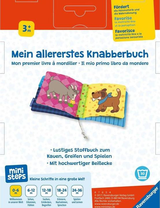 Produktbild Ravensburger Mein allererstes Knabberbuch (Deutsch, Italienisch)
