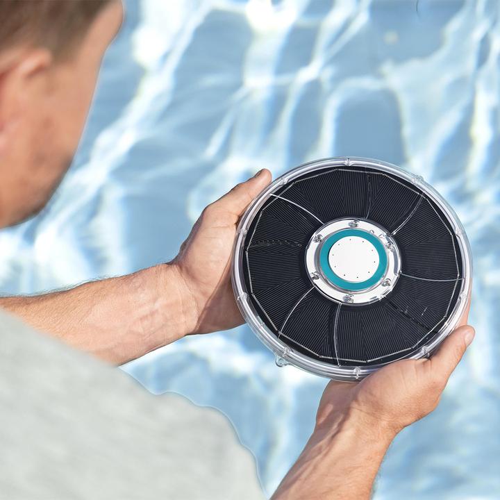 Actual product image Bestway FloatBright Solar LED Pool Fountain