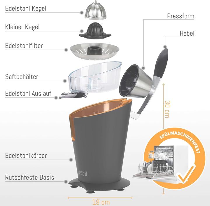 Immagine prodotto Lebenlang Orangenpresse LBL833